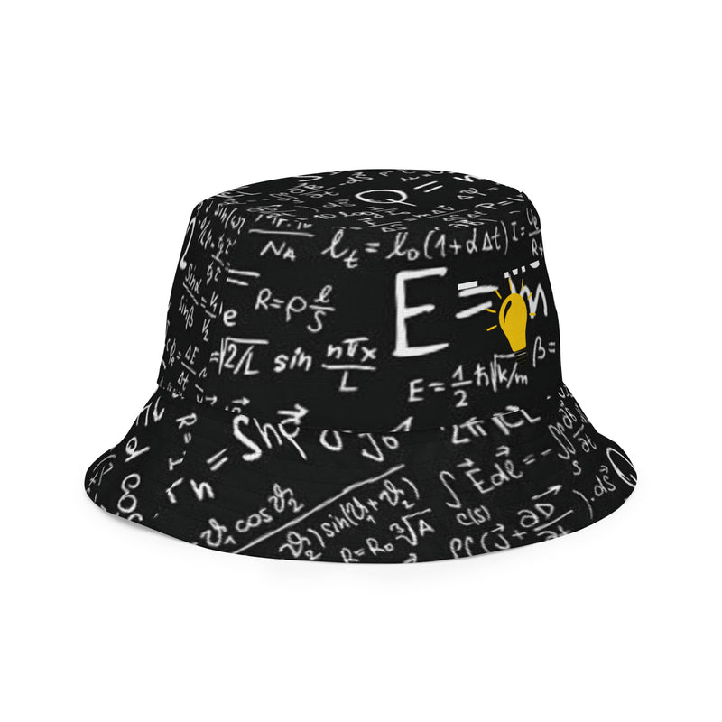 E=MC2 Reversible bucket hat