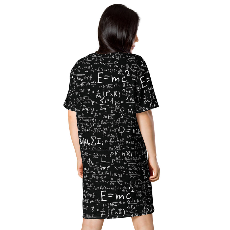 E=MC2 T-shirt dress