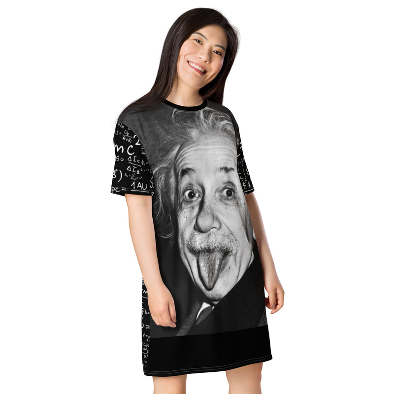 E=MC2 T-shirt dress