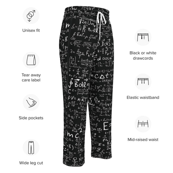 E=MC2 Wide-leg joggers