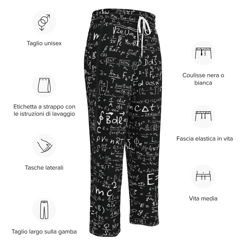 E=MC2 Wide-leg joggers