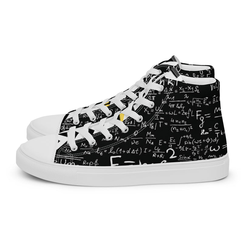 E=MC2 high top premium sneaker