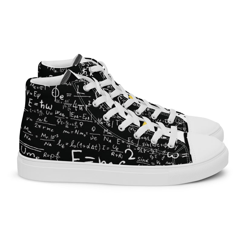 E=MC2 high top premium sneaker