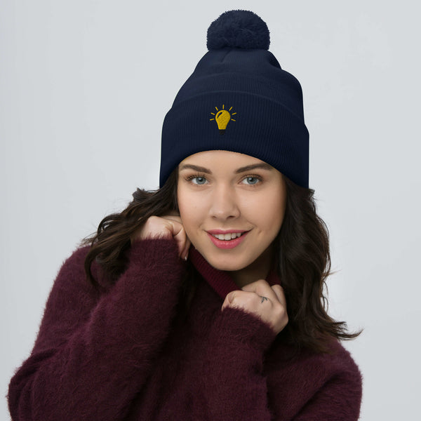 TH!NK Pom-Pom Beanie