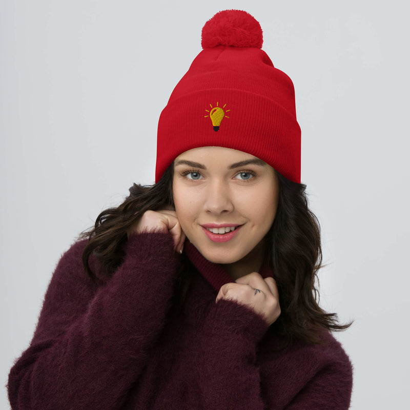 TH!NK Pom-Pom Beanie